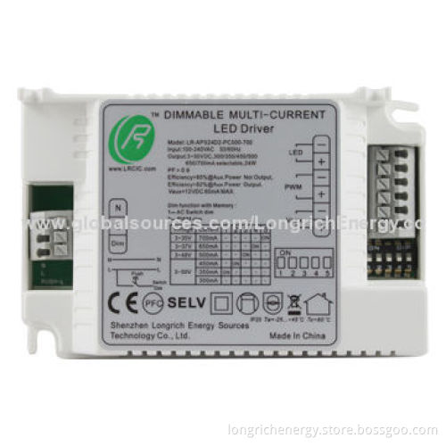 1-10V Dimmable Constant Current LED Driver, 3 to 50V DC Output Voltage